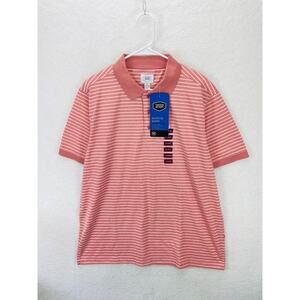 Berkley Jensen‎ Polo Shirt Bundle Men’s Size XL Pink & White Short Sleeve NWT